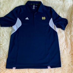 Adidas Notre Dame Climalite Polo